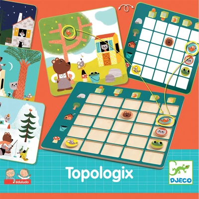 DJECO Eduludo Topologix - térbeli orientációt fejlesztő játék