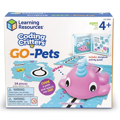 Coding Critters Go-Pets Nyomkövető robot narvál