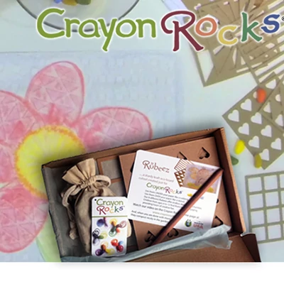 Crayon Rocks Rubeez - művészdoboz, kavicskréta