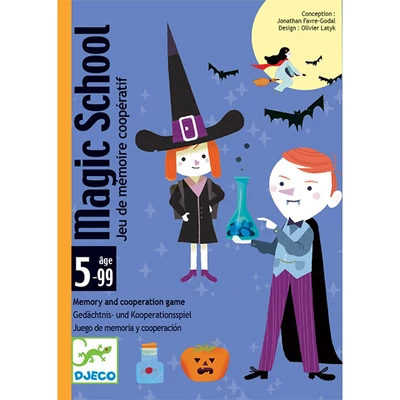 Magic school - Kooperativ memóriajáték Djeco