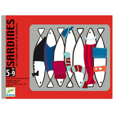 Sardines - Memóriát fejlesztő kártyajáték