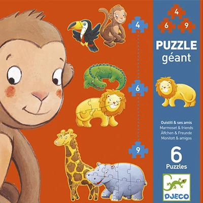 DJECO Óriás puzzle - Szafari