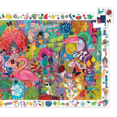 DJECO Megfigyelő puzzle (200 db) - Riói karnevál