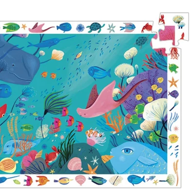 DJECO Megfigyelő puzzle (54 db) - Aquatic