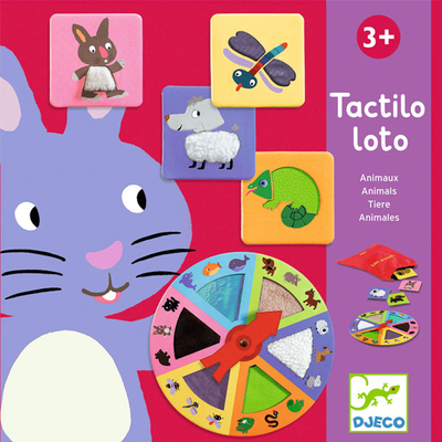 DJECO Tapintható állatok Tactilo Lotto Animals
