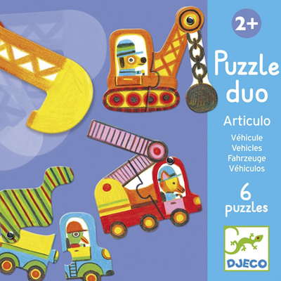 DJECO Munkagépek puzzle