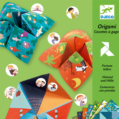 DJECO Origami -  Szerencsemondó sótartó (állatos)