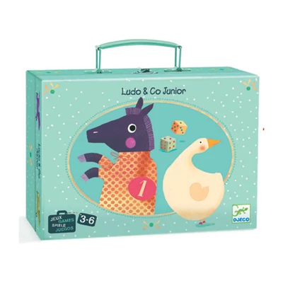 DJECO Ludo and Co Junior társasjáték kisebbeknek