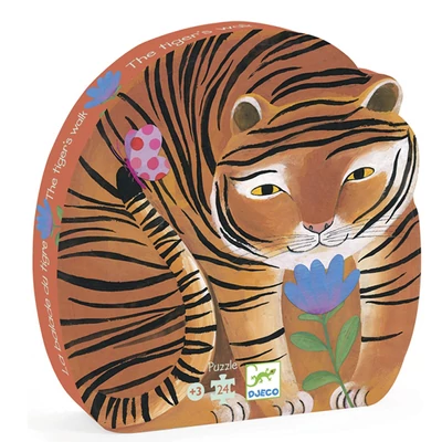 DJECO Puzzle (24 db) - Tigris