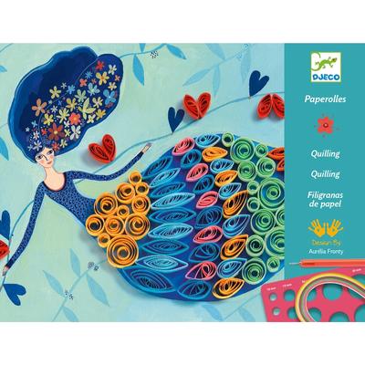 DJECO Művészeti Műhely Tavasztündér quilling technikával