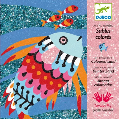 DJECO Homokkép - Fish Rainbows