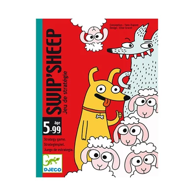 Swip'Sheep stratégiai kártyajáték kisebbeknek is