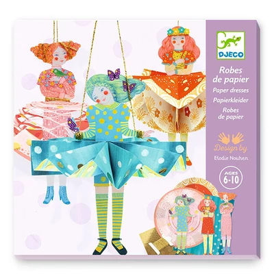 Djeco papírhajtogatás - Paper dresses