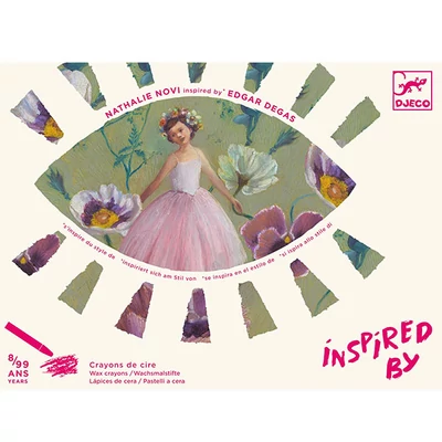 Olaj pasztell képkészítő - Edgar Degas művészeti műhely - Djeco