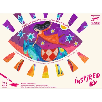 Festő készlet kezdőknek - Marc Chagall művészeti műhely - Djeco