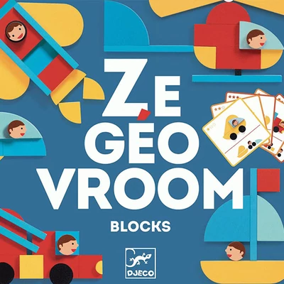 Képkirakó - Járművek - Ze Geo Vroum - Djeco