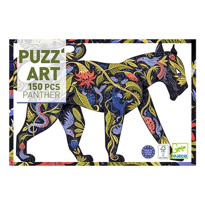 Művész puzzle - Fekete párduc, Djeco