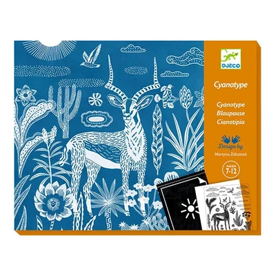 Művészeti műhely - Cianotípia - Éjjel a szavannán - Djeco