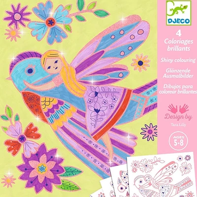 Csillámos színezők - Apró szárnyak - Djeco