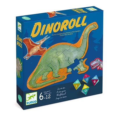 Dinós társasjáték - DJECO DinoRoll