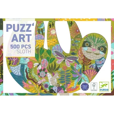 Művész puzzle (500 db-os) - Lajhár - Djeco