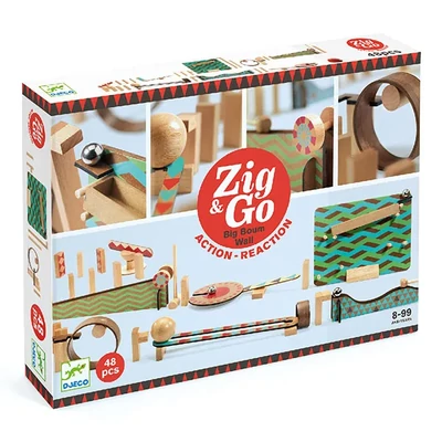 Djeco Zig &amp; GO (48 db) - STEM építőjáték