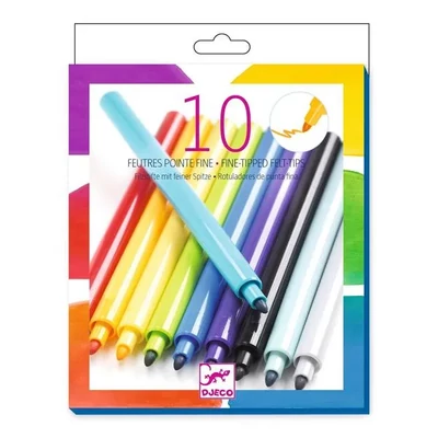 Filctoll (10 db) - Rainbow - Djeco