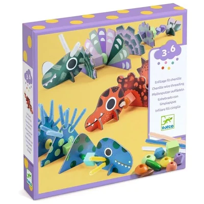 Fűzős játék -Dinók - Djeco