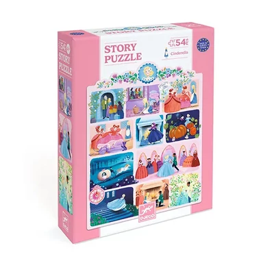 Mese puzzle - Hamupipőke (54 db-os) - Djeco