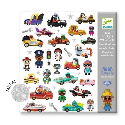 Matricák - CRAZY MOTORS - Djeco