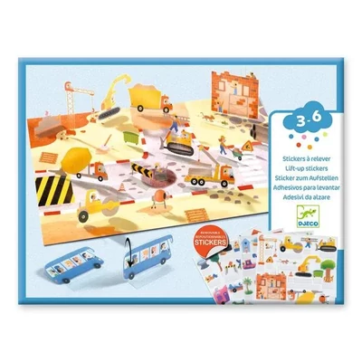 Matricázós sztorik, 3D (újraragasztható) - Járművek - Djeco