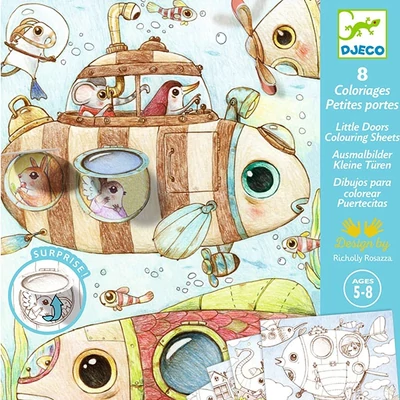 Meglepetés színezők - Malo utazásai - Djeco