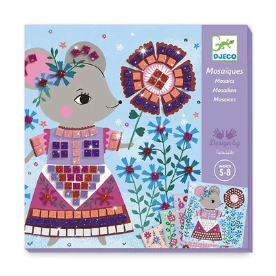 Mozaikkép készítés - Lovely pets - Djeco