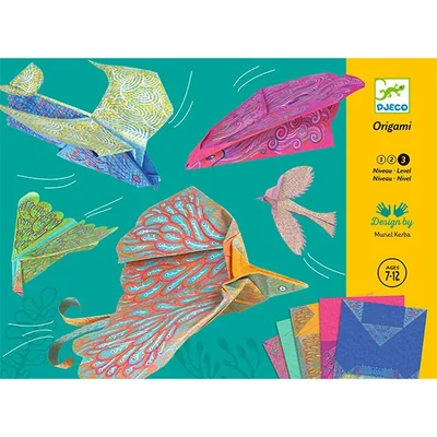 Djeco origami - repülő madarak - Fast wings