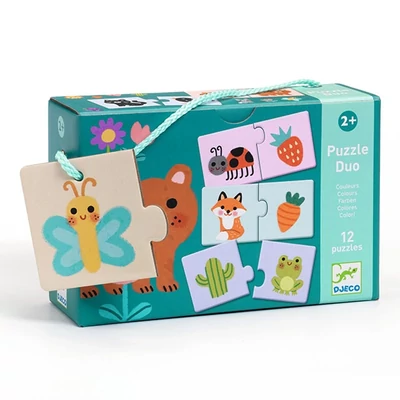 Párosító puzzle - Színek - Djeco