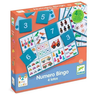 Számos bingó - Numero Bingo - Djeco
