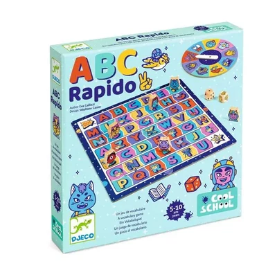 Szókincs fejlesztő társas - ABC Rapido - Djeco