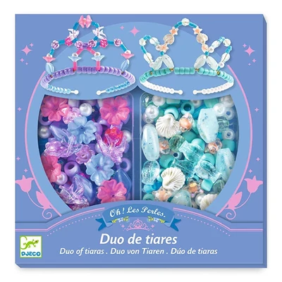 Tiara készítő készlet (2 db, kék) - Djeco