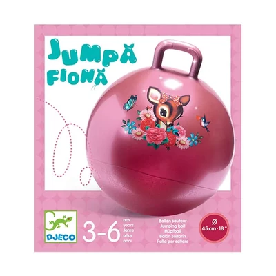 Ugráló labda (45 cm) - mozgásfejlesztő játék - Djeco Fiona