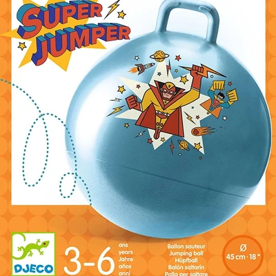 Ugráló labda (45 cm) - Szuper hős - Djeco