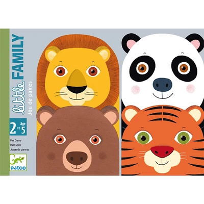 Kártya 2 éveseknek - Djeco Little Family