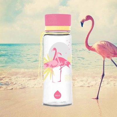 EQUA BPA mentes kulacs - Flamingo