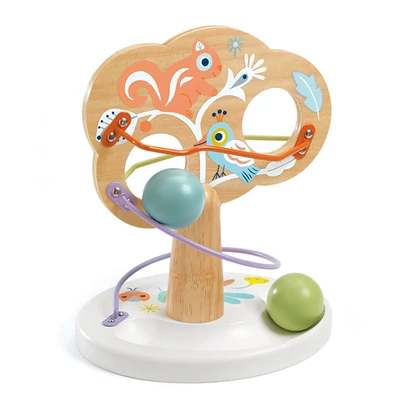 Fa felfedező babajáték - Djeco BabyTree