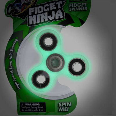 Foszforeszkáló Ninja Fidget Spinner