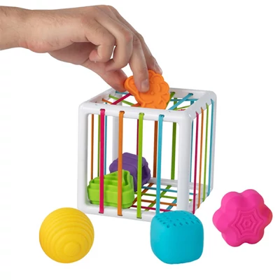 Szenzoros formabedobó babajáték - Fat Brain Toys