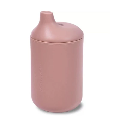 Csőrös pohár szilikonból (175 ml, rózsa)