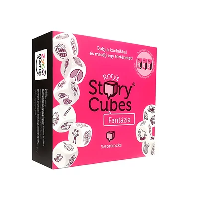 Sztorikocka társasjáték Fantázia (pink)