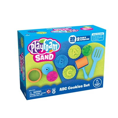 Gyurmakészlet betűkkel, Playfoam Sand