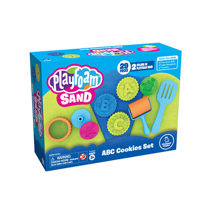 Gyurmakészlet betűkkel, Playfoam Sand