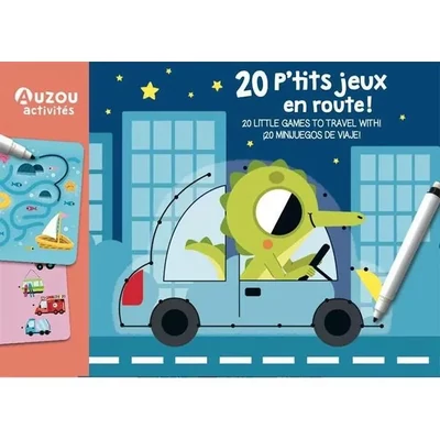 Foglalkoztató lapok - Letörölhető fejtörők - Utazás